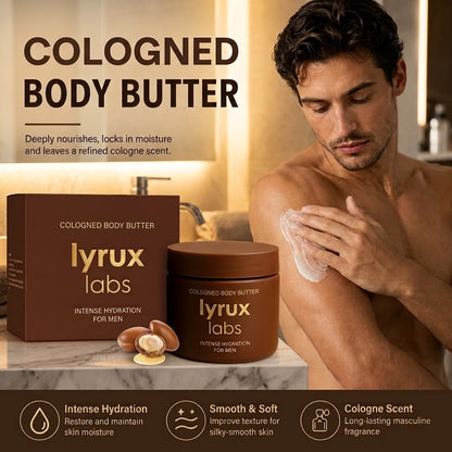 Men's Cologned Body Butter – Long-Lasting Fragrance Moisturizer